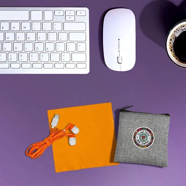 Recycled Cloth & Colorful Type C Ear Buds... from ASI 30208 A P Specialties / AP Specialties