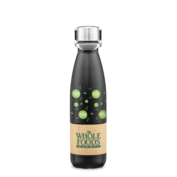 The 16oz Cersei Vacuum Lid w/ Bamboo features a sleek bamboo... from ASI 84592 St Regis Group