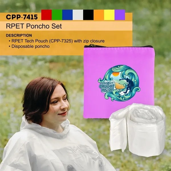 RPET Poncho Pouch... from ASI 30208 A P Specialties / AP Specialties