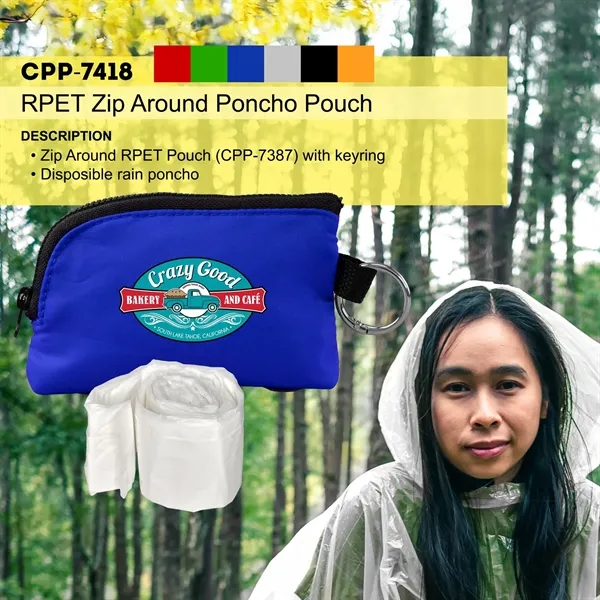 RPET Zip Around Poncho Pouch... from ASI 30208 A P Specialties / AP Specialties