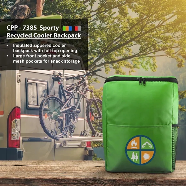 Sporty Recycled Cooler Backpack... from ASI 30208 A P Specialties / AP Specialties
