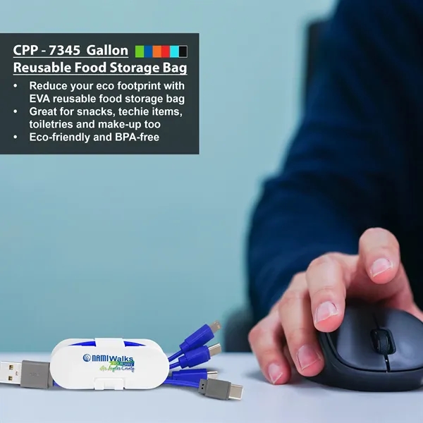 Dual Input Cable Wrap Phone Stand... from ASI 30208 A P Specialties / AP Specialties