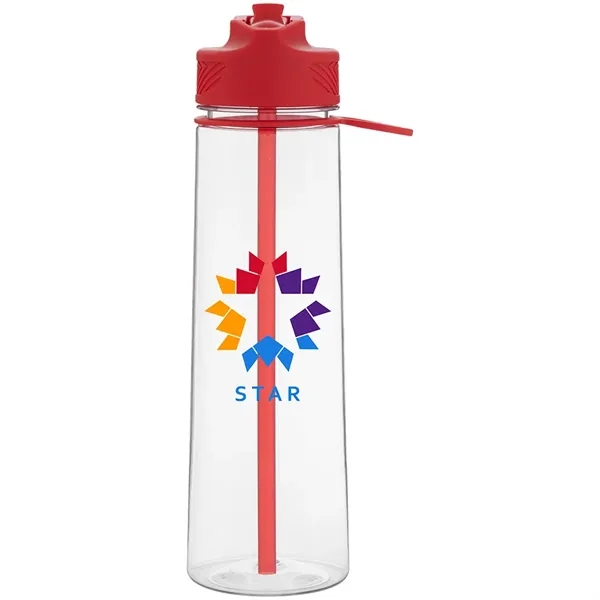 27 oz single wall (BPA-free) copolyester bottle with threaded lid, flip-up... from ASI 51197 ETS Express, LLC