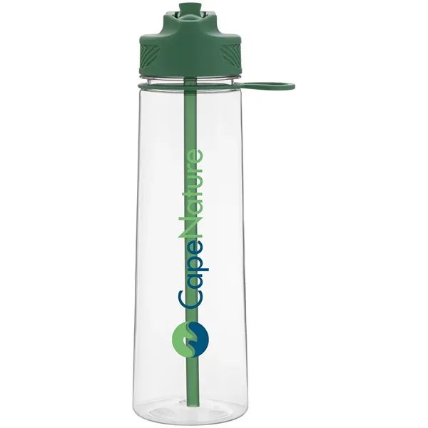 27 oz single wall (BPA-free) copolyester bottle with threaded lid, flip-up... from ASI 51197 ETS Express, LLC