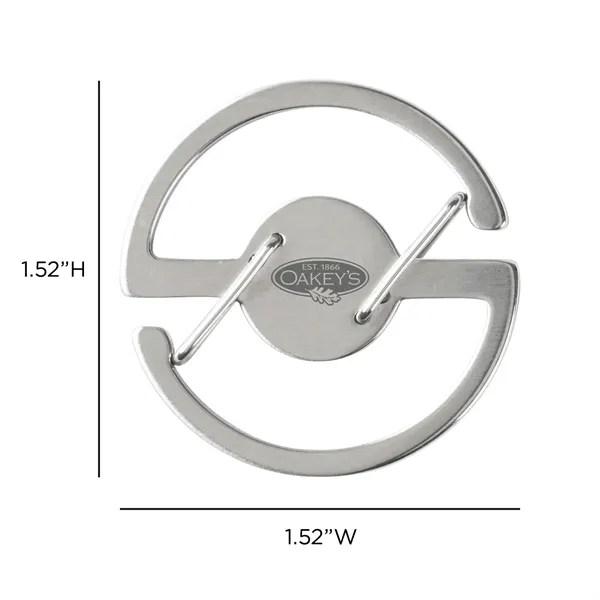 this sleek stainless steel carabiner allows you to clip, carry, and... from ASI 46170 Compass Industries Inc