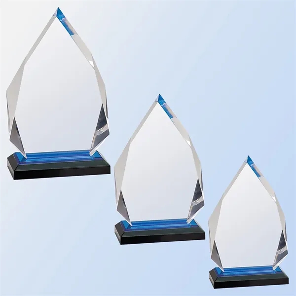 Acrylic Blue Teardrop Award... from ASI 31517 Admart Products / Admart Line