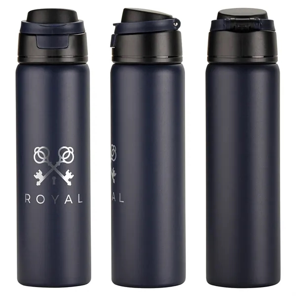 24 oz Recycled Stainless Steel Vacuum Insulated Bottle... from ASI 36730 Ariel Premium Supply Inc