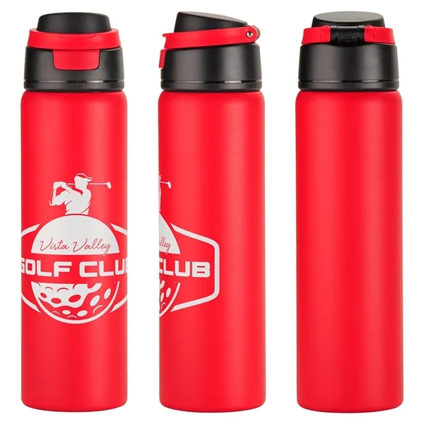 24 oz Recycled Stainless Steel Vacuum Insulated Bottle... from ASI 36730 Ariel Premium Supply Inc