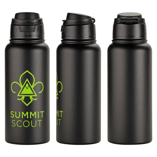32 oz Recycled Stainless Steel Vacuum Insulated Bottle... from ASI 36730 Ariel Premium Supply Inc