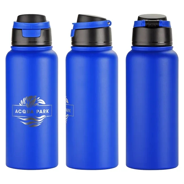32 oz Recycled Stainless Steel Vacuum Insulated Bottle... from ASI 36730 Ariel Premium Supply Inc