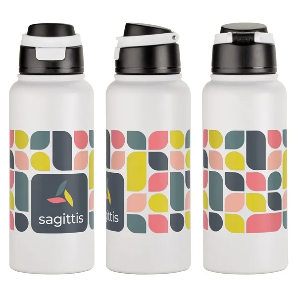 32 oz Recycled Stainless Steel Vacuum Insulated Bottle... from ASI 36730 Ariel Premium Supply Inc