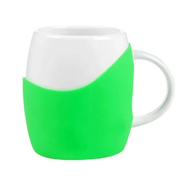 14 oz Rotunda with Silicone Band Mug... from ASI 57800 Gordon Sinclair