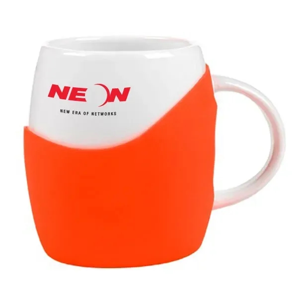 14 oz Rotunda with Silicone Band Mug... from ASI 57800 Gordon Sinclair
