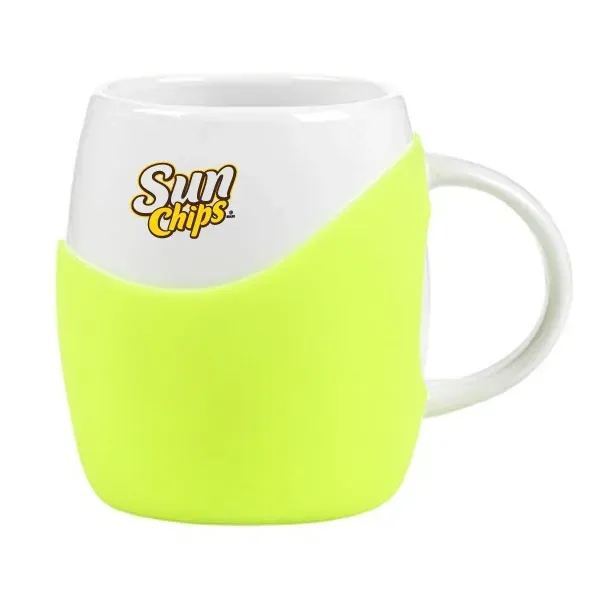 14 oz Rotunda with Silicone Band Mug... from ASI 57800 Gordon Sinclair