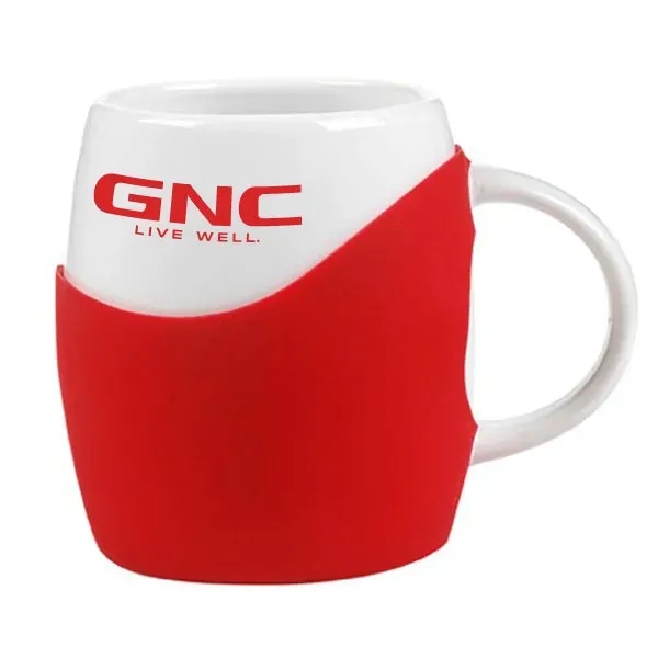 14 oz Rotunda with Silicone Band Mug... from ASI 57800 Gordon Sinclair