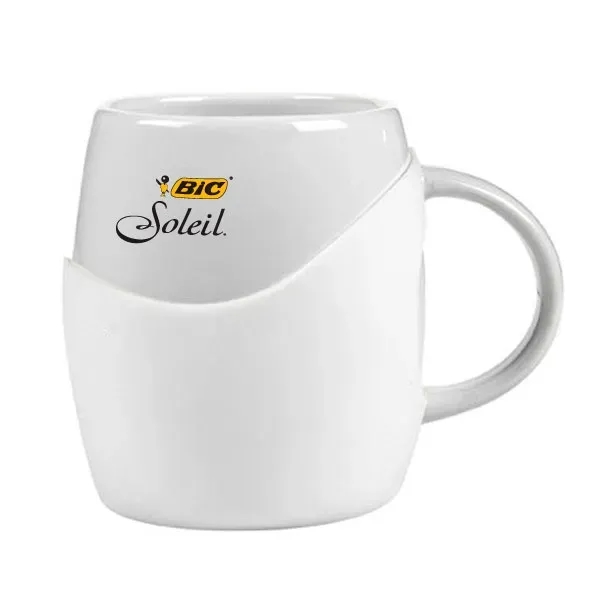 14 oz Rotunda with Silicone Band Mug... from ASI 57800 Gordon Sinclair