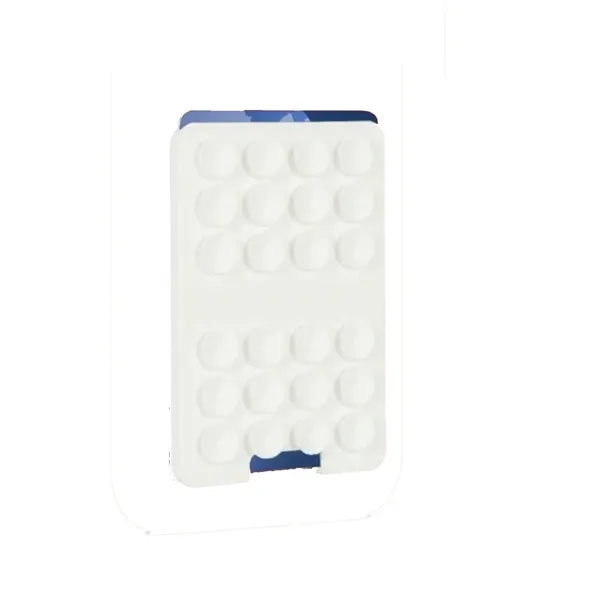 Silicone suction card holder phone case wallet plus 1 color silkscreen... from ASI 37218 Athena Promo (tm)