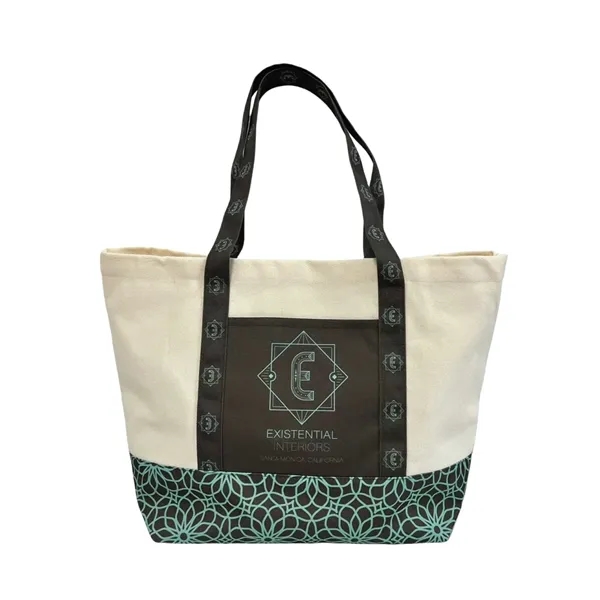 Custom Large rPET Canvas Tote... from ASI 44900 NC Custom (CI/Lanco) / Lanco