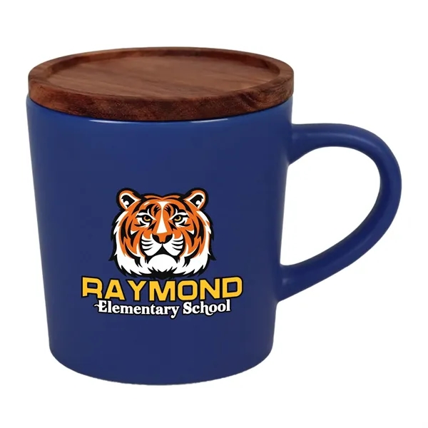 16 oz. Ceramic Mug with Wood Lid... from ASI 39820 Opusline (Benmex)
