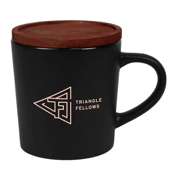 16 oz. Ceramic Mug with Wood Lid... from ASI 39820 Opusline (Benmex)