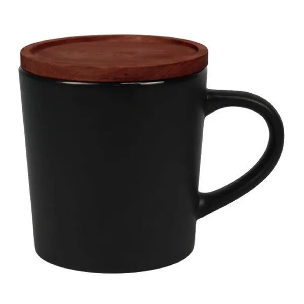 16 oz. Ceramic Mug with Wood Lid... from ASI 39820 Opusline (Benmex)