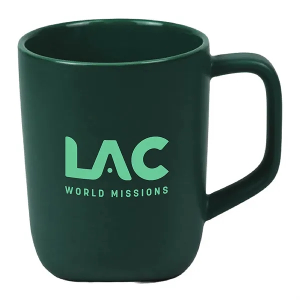 18 oz. Ceramic Mug with Triangle Bottom... from ASI 39820 Opusline (Benmex)