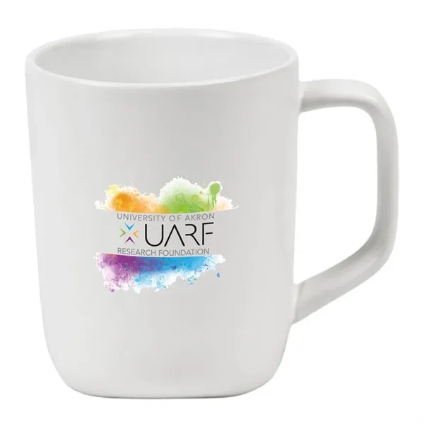 18 oz. Ceramic Mug with Triangle Bottom... from ASI 39820 Opusline (Benmex)