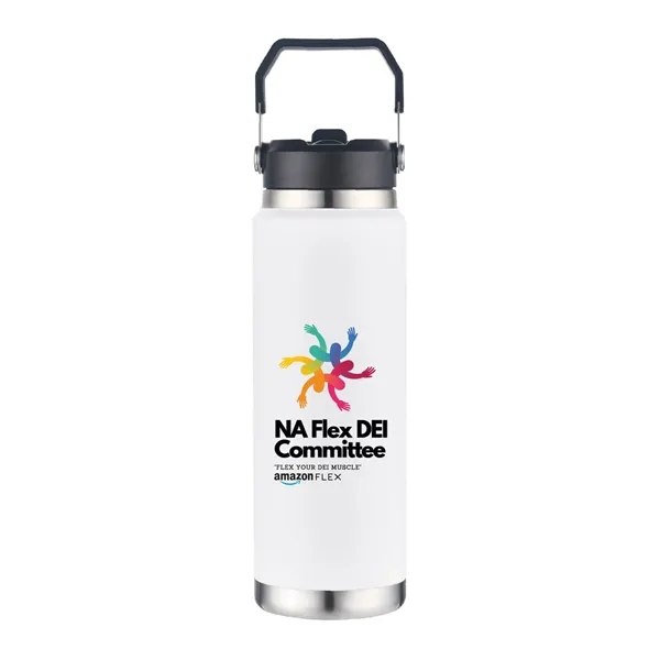 30 oz. Stainless Steel Vacuum Water Bottle w/ Carry Handle... from ASI 39820 Opusline (Benmex)