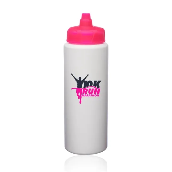 32 oz. water bottle made of BPA-free, lead-free, HDPE plastic with... from ASI 39552 BEL Promo