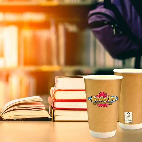 16 oz. Full Color Dusky Paper Cup... from ASI 30208 A P Specialties / AP Specialties