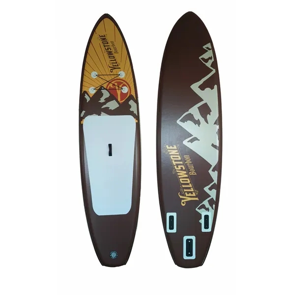 Customizable and inflatable stand-up paddle board that measures 10.6' x 32"... from ASI 72657 Active Life Promo / Active Life Promo