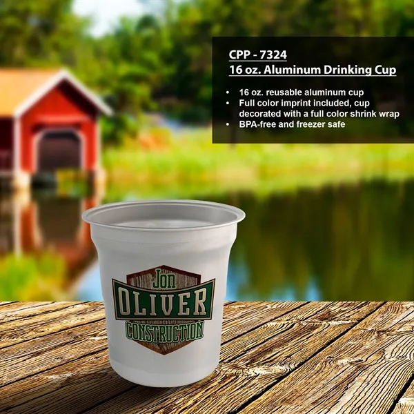 16 oz. Aluminum Drinking Cup... from ASI 30208 A P Specialties / AP Specialties