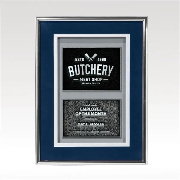 12" x 15" award plaque with a zinc and a DecoCast™... from ASI 93986 Visions/Awardcraft / Visions Awards