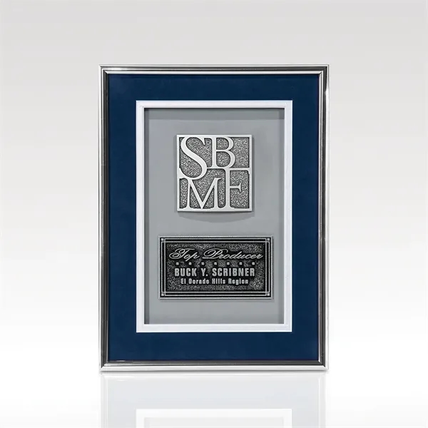 Award plaque with sawtooth hanger and a laser etched imprint on... from ASI 93986 Visions/Awardcraft / Visions Awards