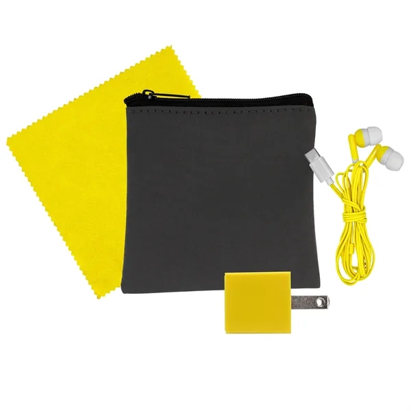 Exec Wall, Cloth & Type C Earbud Set... from ASI 30208 A P Specialties / AP Specialties