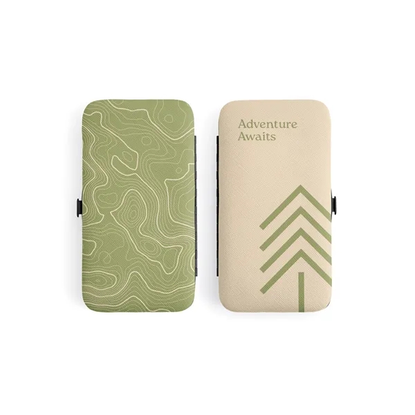 Full-Color Vegan Leather Personal Care Kit with Tweezers, Two Nail Clippers,... from ASI 45657 Pop! Promos