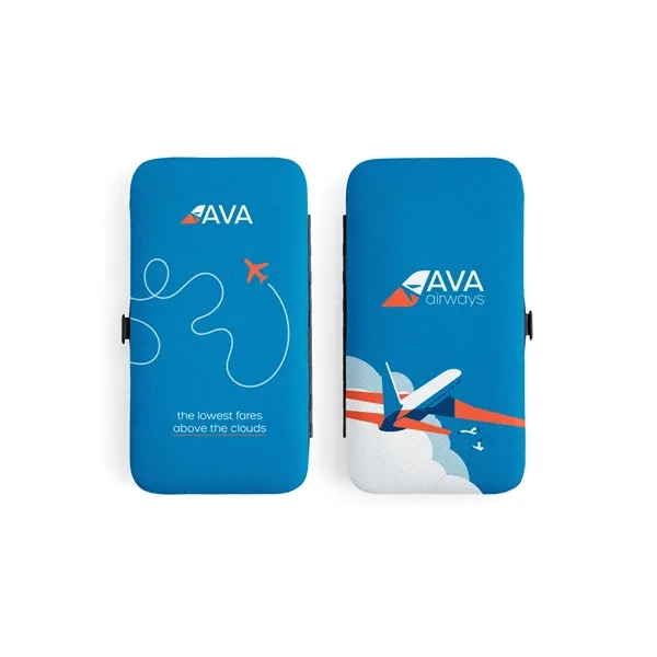 Full-Color Vegan Leather Personal Care Kit with Tweezers, Two Nail Clippers,... from ASI 45657 Pop! Promos