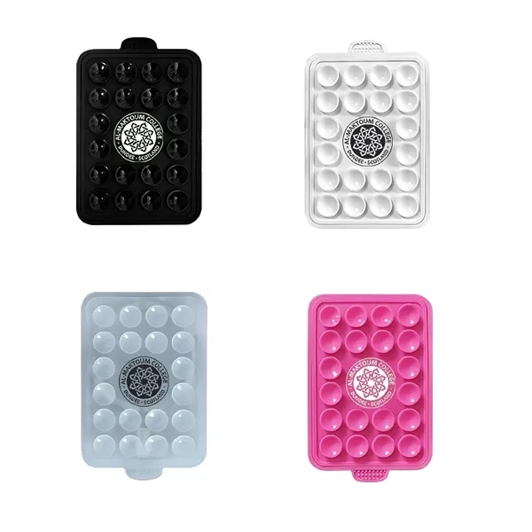 Silicone suction and magnet phone holder mount plus 1 color silkscreen... from ASI 37218 Athena Promo (tm)