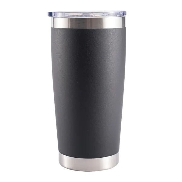 20 oz. Stainless Steel Double Wall Tumbler with Lid. Powder-coated matte... from ASI 64845 Kin Image Inc / Himmers International Inc. DBA Kin Image Inc