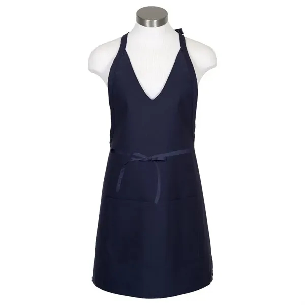 Formal V-neck polyester cotton twill apron featuring a plunging neckline.... from ASI 36558 Aprons, Etc.