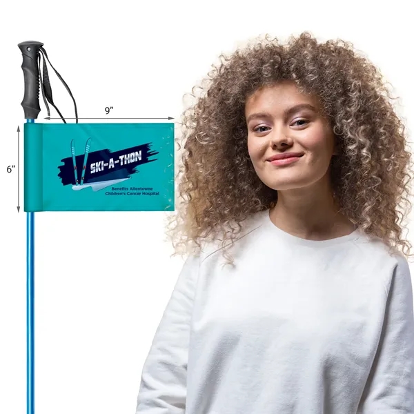 9" W x 6" H Attachable Ski Pole Flags for Sports,... from ASI 80228 Quinn