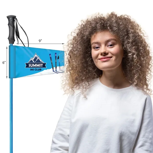 9" W x 6" H Attachable Ski Pole Flags for Sports,... from ASI 80228 Quinn