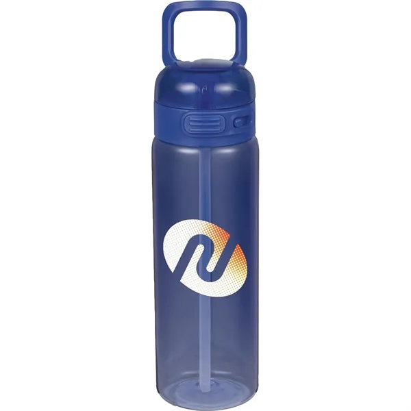 27 oz. Recycled plastic bottle with spill-resistant lid, built-in handling loop,... from ASI 66887 PCNA / Leed’s