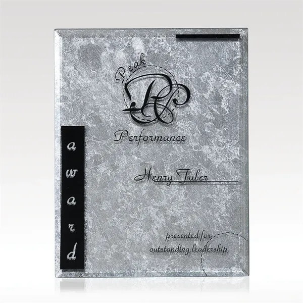 Plaque that includes an easel back with ring hanger for several... from ASI 93986 Visions/Awardcraft / Visions Awards
