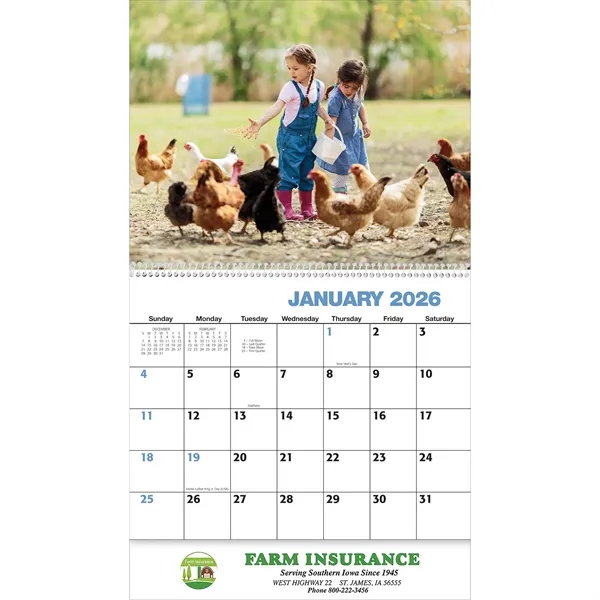 13 month rural living calendar... from ASI 61966 HPG / Beacon Promotions HPG Gold