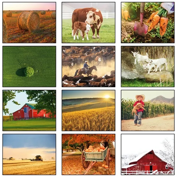 13 month rural living calendar.... from ASI 61966 HPG / Beacon Promotions HPG Gold