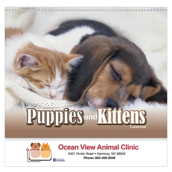 13 month puppies and kitten calendar.... from ASI 61966 HPG / Beacon Promotions HPG Gold