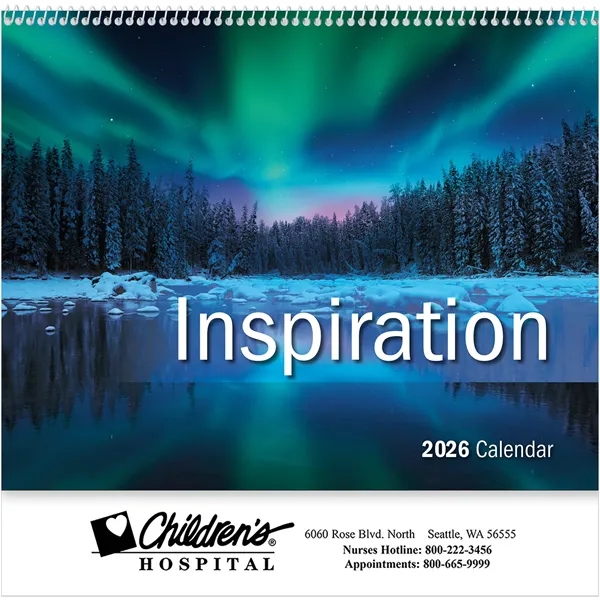 13 month nature with uplifting quotes calendar.... from ASI 61966 HPG / Beacon Promotions HPG Gold