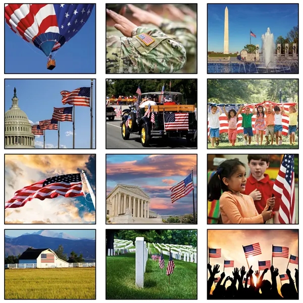 13 month American pride calendar.... from ASI 61966 HPG / Beacon Promotions HPG Gold