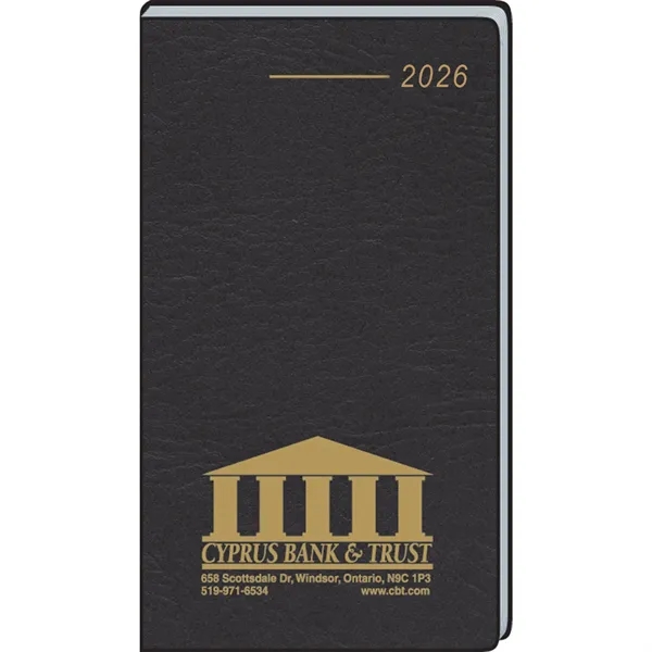 Weekly pocket-sized planner with reference section... from ASI 61966 HPG / Beacon Promotions HPG Gold